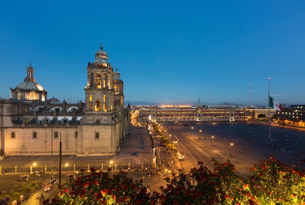 Zocalo Central & Rooftop Kota Meksiko Bagian luar foto